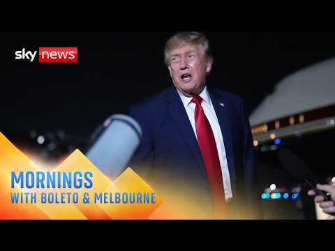 Trump arrives in Ireland – as major security operation under way | Mornings