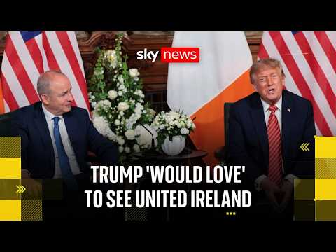 BREAKING: Trump draws gasps as he says reunification would be a ‘great thing’