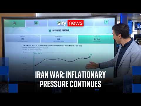 Fresh inflationary pressure as Iran war increases cost of gas and oil