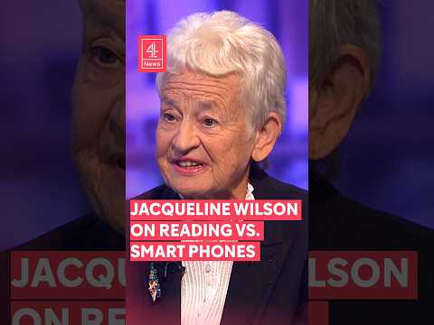 Jacqueline Wilson on reading vs smart phones