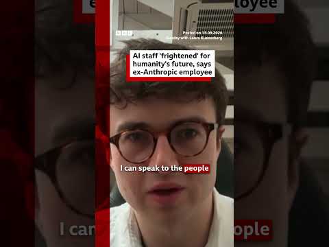 AI staff ‘genuinely frightened’ for humanity’s future, says ex-Anthropic employee.#AI #BBCNews