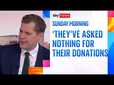 Robert Jenrick defends Reform’s ‘mega donations’ from two crypto billionaires