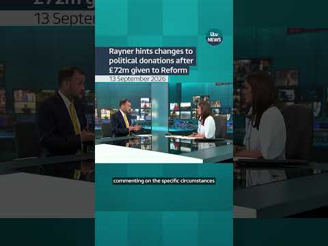 Rayner hints changes to political donations