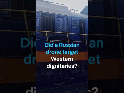 Did a Russian drone target Western dignitaries? | DW News