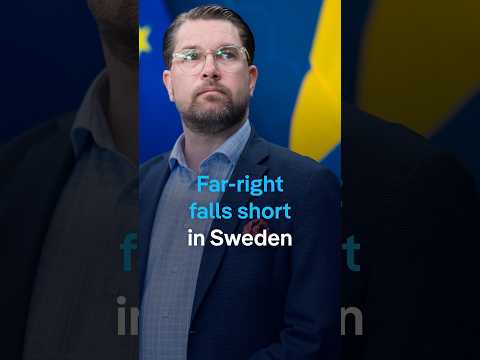 Far-right falls short in Sweden vote | DW News