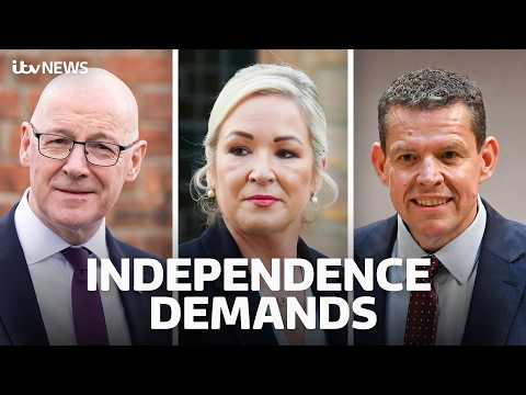 Watch live: Scottish, Welsh and Northern Irish leaders to call for independence from UK