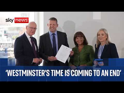 Devolved leaders sign ‘historic’ agreement on independence