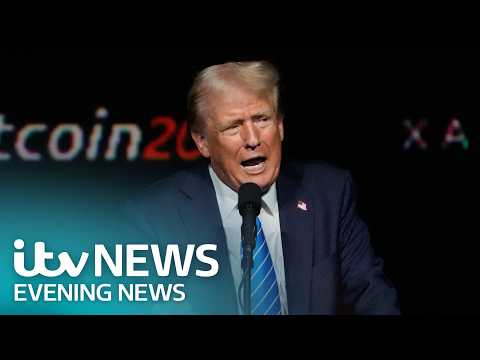 Trump posts explosive rant in defence of AI – Watch ITV Evening News LIVE