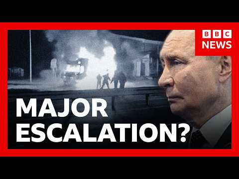 Russia struck near the Polish border. Is it a warning shot? | BBC News