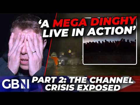 ‘Invasion of Britain’ | Patrick Christys confronts MEGA dinghy launch on French beach BOUND for UK