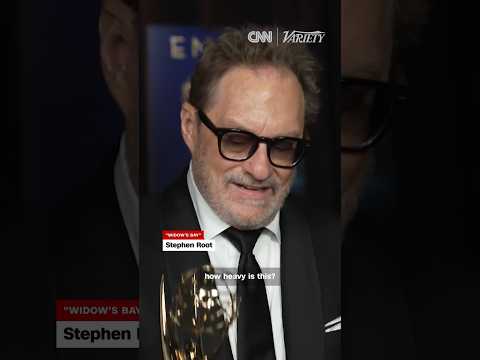 ‘Widow’s Bay’ star reveals just how heavy those Emmy trophies really are