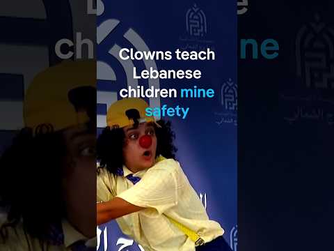 Clowns teach Lebanese children mine safety | DW News