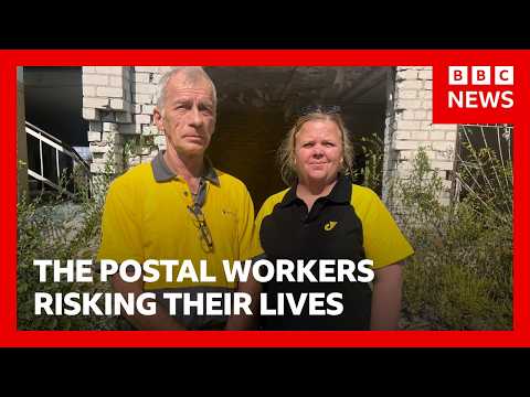 Ukraine’s postal workers deliver lifeline under Russian fire | BBC News