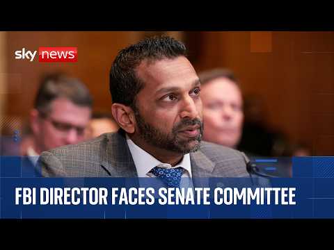 FBI chief Kash Patel questioned by Senators