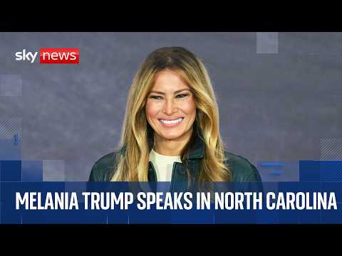Melania Trump delivers speech to children in North Carolina