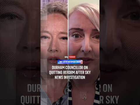 Durham councillor on quitting Reform after Sky News investigation