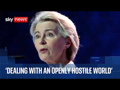 Von der Leyen says EU ‘must’ reduce dependence on US