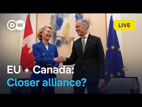 LIVE: Von der Leyen’s unveils EU agenda as Mark Carney attends | DW News