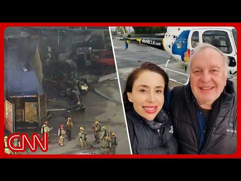 News helicopter crashes while covering deadly bus accident