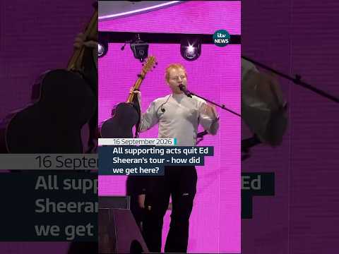 All supporting acts quit Ed Sheeran’s tour – how did we get here? #edsheeran #macklemore #gaza