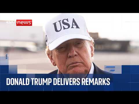 Donald Trump delivers remarks