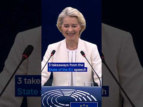 Three takeaways from Von der Leyen’s state of the EU speech | DW News