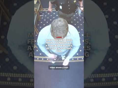 Man breaks free from handcuffs, attacks deputies after escorting him