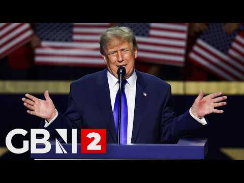 Donald Trump addresses supporters at a rally in North Carolina
