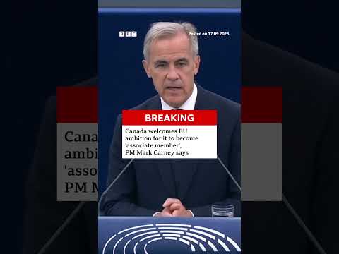 Canada welcomes EU ambition for it to become ‘associate member’, – Mark Carney. #BBCNews