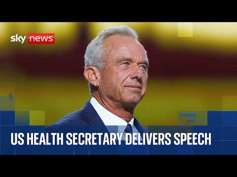 Robert F Kennedy Jr addresses health conference