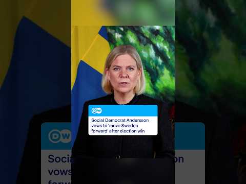 Sweden’s election winner Andersson vows to ‘move Sweden forward’ | DW News