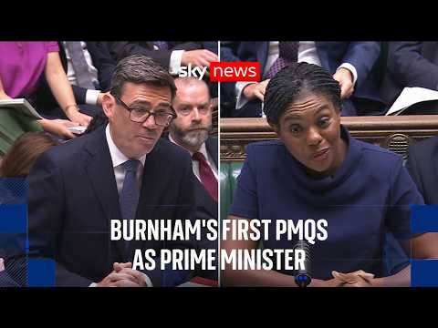 Clashes over borrowing costs as Burnham faces first PMQs as prime minister