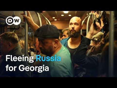 Young Russians head to Georgia over mobilization fears | DW News