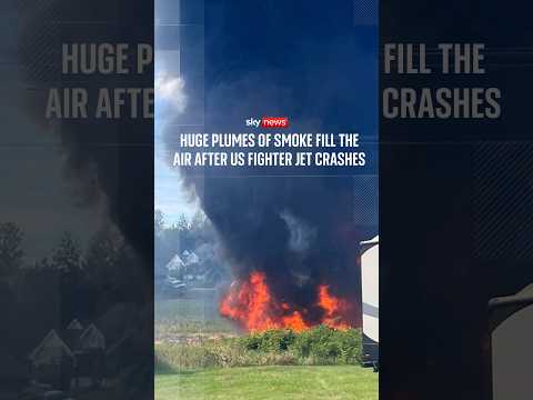 US fighter jet crashes