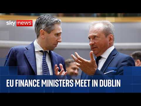 EU finance ministers deliver news conference in Dublin