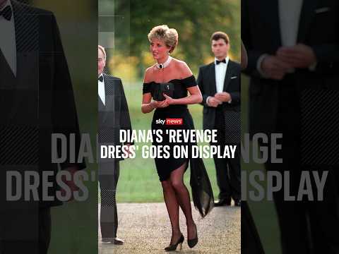 Diana’s ‘revenge dress’ goes on display