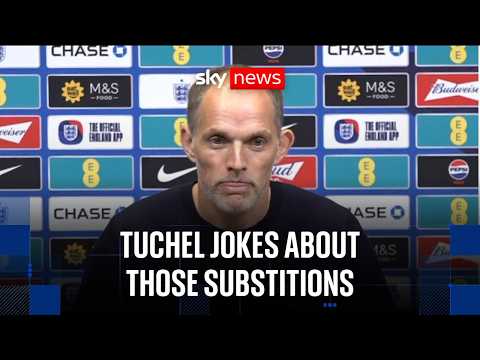 England manager Thomas Tuchel holds his first news conference since World Cup