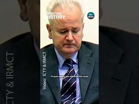 The war reporter cross-examined by a Serbian dictator