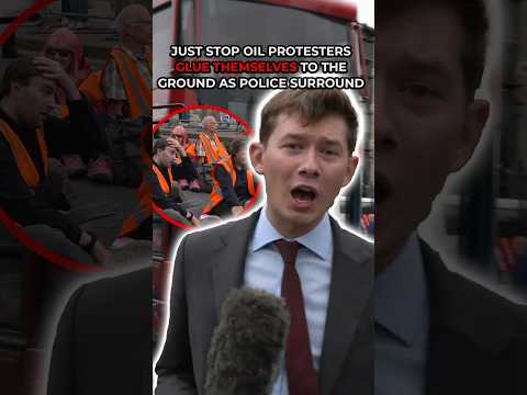 Just Stop Oil protesters glue themselves to the ground?! 🤯