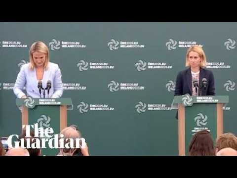 EU foreign ministers hold news conference in Ireland – watch live