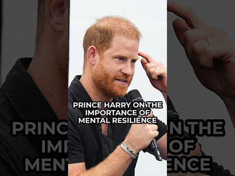 Prince Harry on the importance of mental resilience
