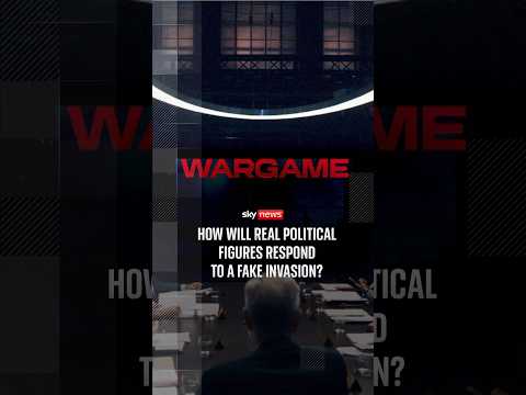 Wargame: How will real political figures respond to a fake invasion?