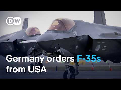 Germany’s military makeover: First F-35 fighter jet delivered | DW News
