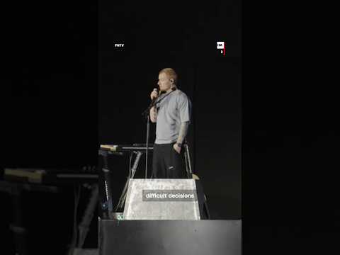 ‘I’m so, so sorry’: Ed Sheeran speaks out at concert