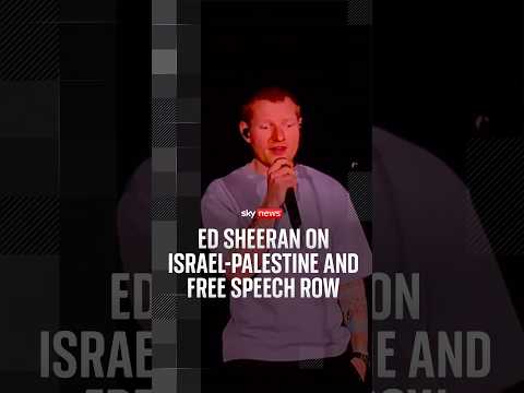 ‘I’m so, so sorry’: Ed Sheeran addresses Philadelphia crowd after Macklemore-Palestine row