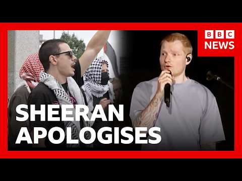 Ed Sheeran admits ‘mistakes’ at first show since Macklemore controversy | BBC News