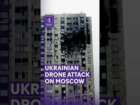 Ukrainian drone attack on Moscow #Ukraine #Russia