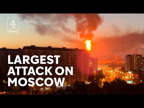 Ukraine launches over 1,000 drones in ‘unprecedented’ attack on Russia capital