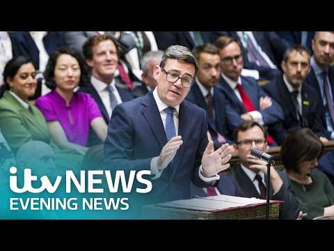 Andy Burnham defends spending plans at first PMQs – Watch Wednesday’s ITV Evening News