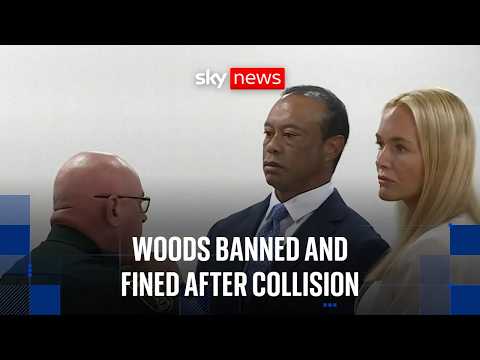 Tiger Woods banned from driving for five years after plea deal